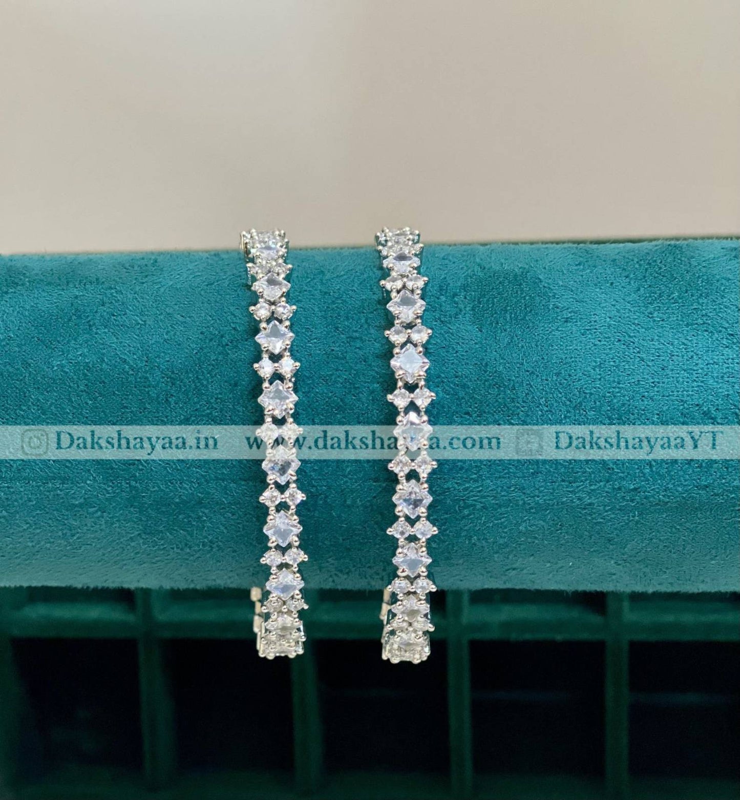 American Diamond Close Setting Tennis Bangles