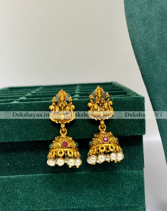 Guttapusalu Lakshmi Temple Necklace Set
