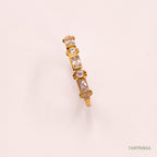 Alternating Cut Band Ring