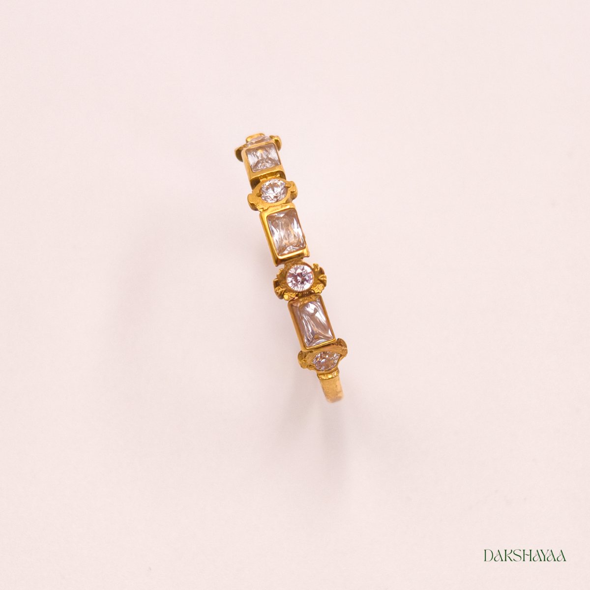 Alternating Cut Band Ring