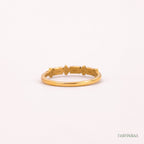 Alternating Cut Band Ring
