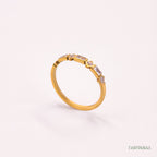 Alternating Cut Band Ring