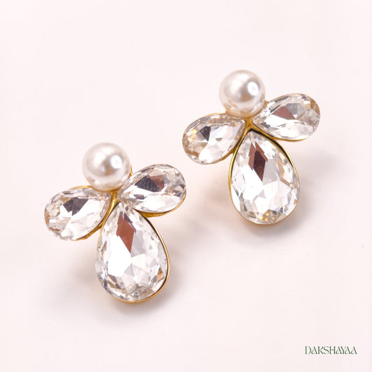 Sapphire Bloom Earrings