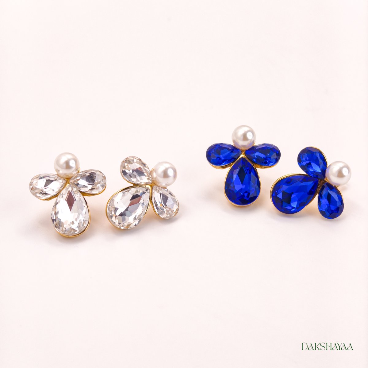 Sapphire Bloom Earrings