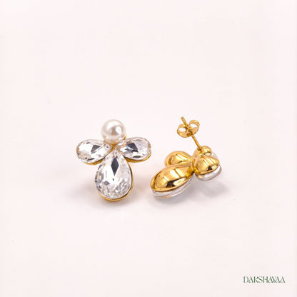 Sapphire Bloom Earrings