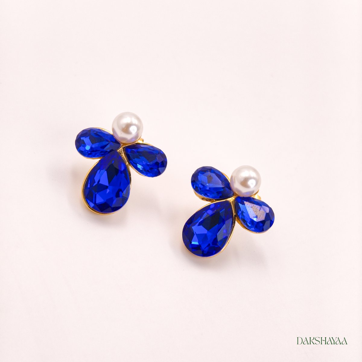 Sapphire Bloom Earrings
