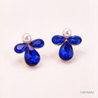 Sapphire Bloom Earrings