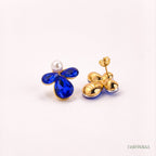 Sapphire Bloom Earrings