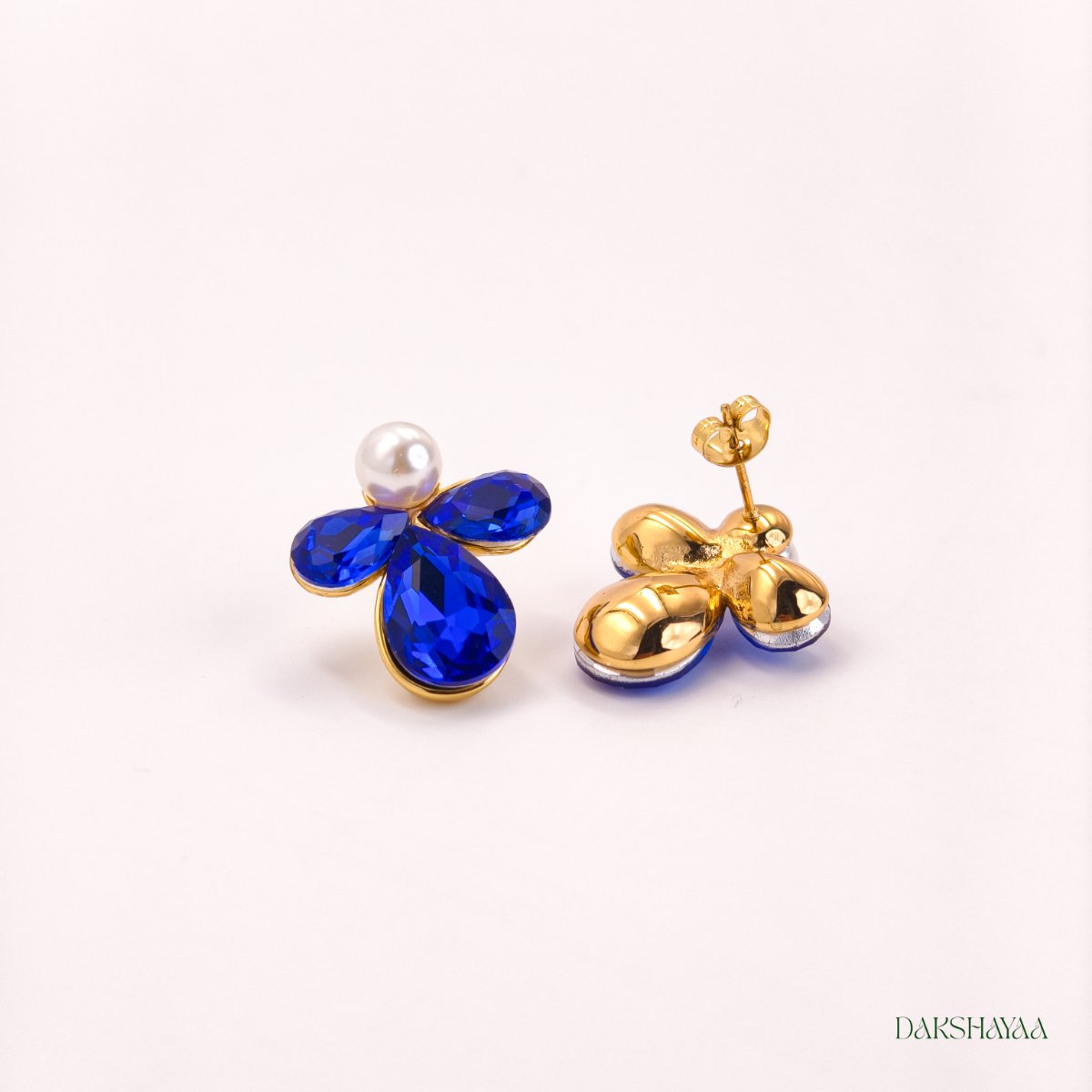 Sapphire Bloom Earrings