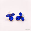 Sapphire Bloom Earrings