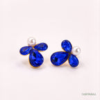 Sapphire Bloom Earrings