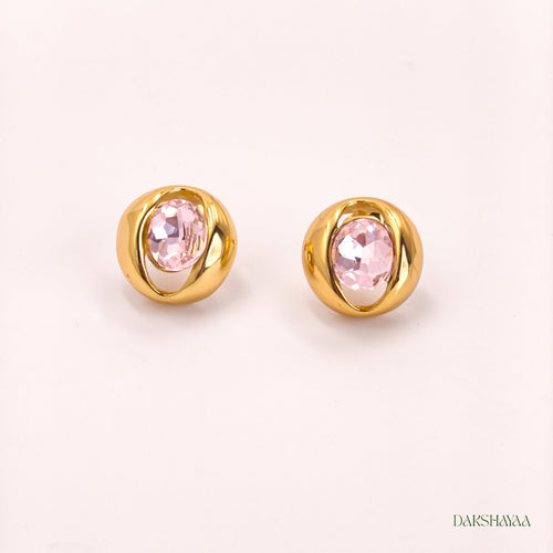 Aurora Crystal Stud Earrings