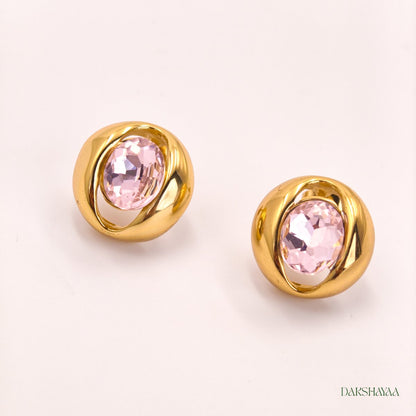 Aurora Crystal Stud Earrings