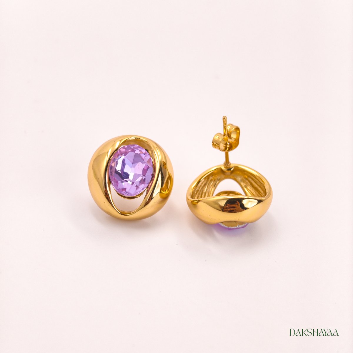 Aurora Crystal Stud Earrings