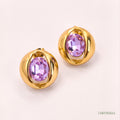 Aurora Crystal Stud Earrings