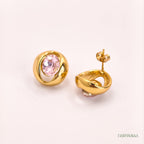 Aurora Crystal Stud Earrings