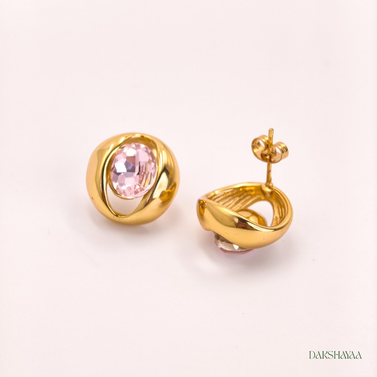 Aurora Crystal Stud Earrings