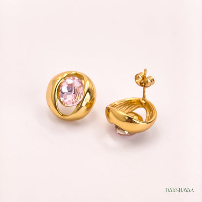 Aurora Crystal Stud Earrings