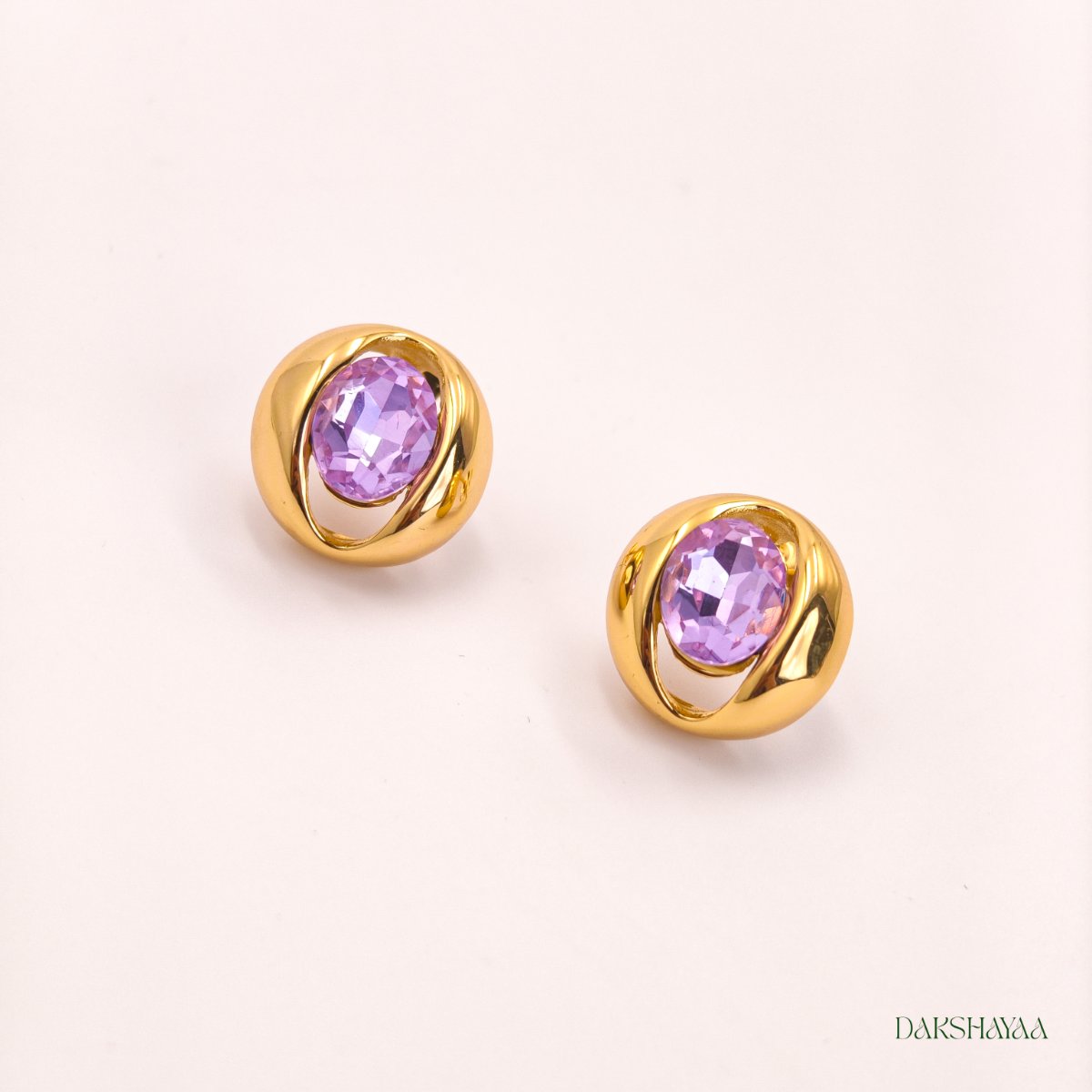 Aurora Crystal Stud Earrings