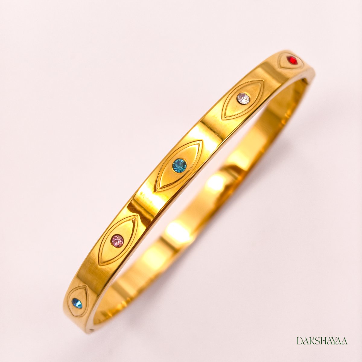 Evil Eye Multi‑Stone Bracelet