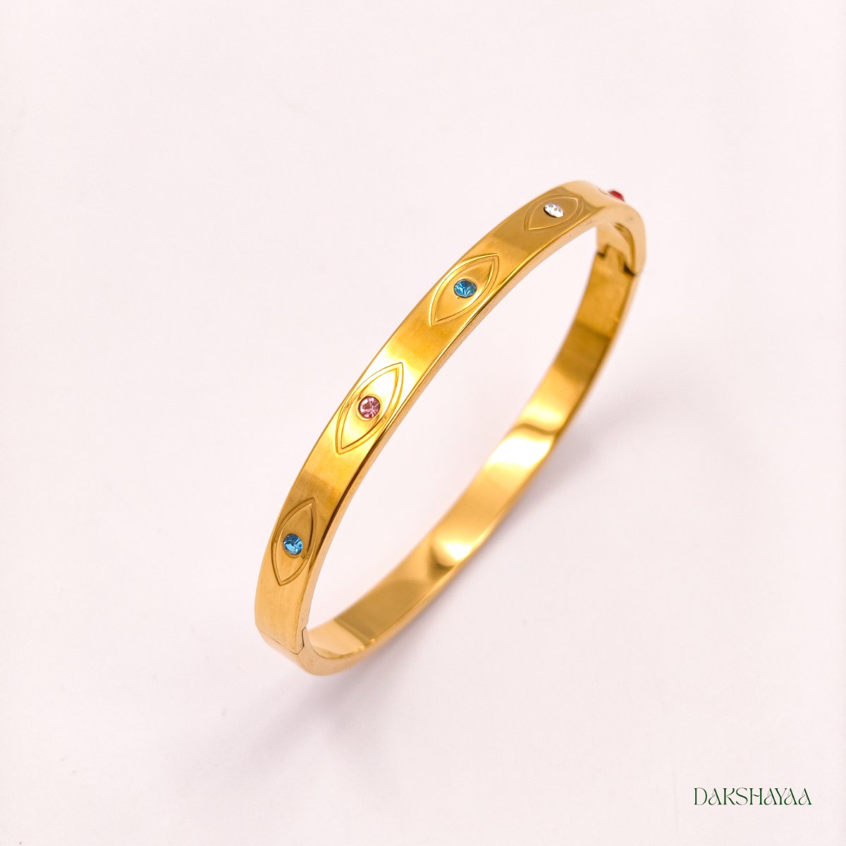 Evil Eye Multi‑Stone Bracelet