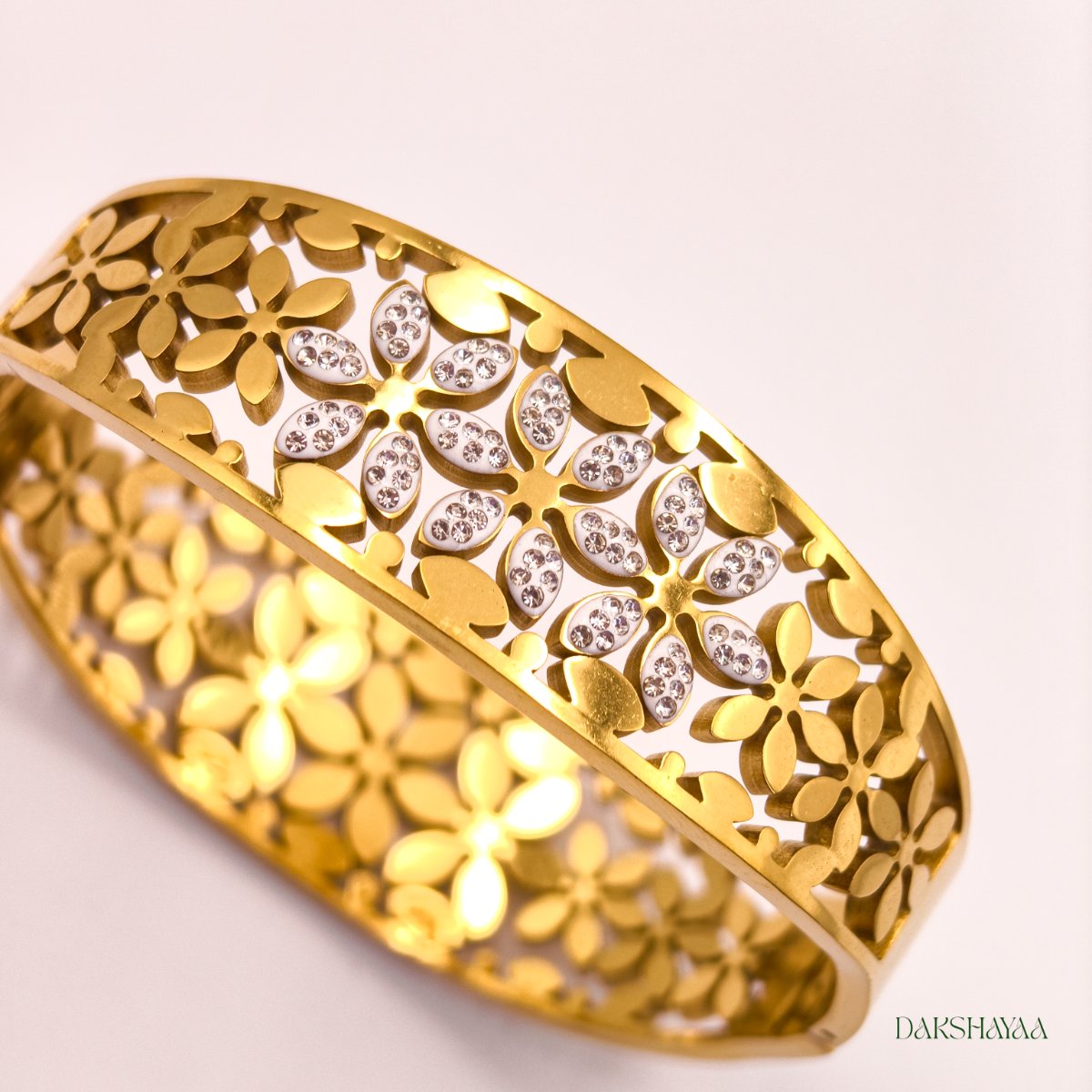 Floral Cutwork Bracelet
