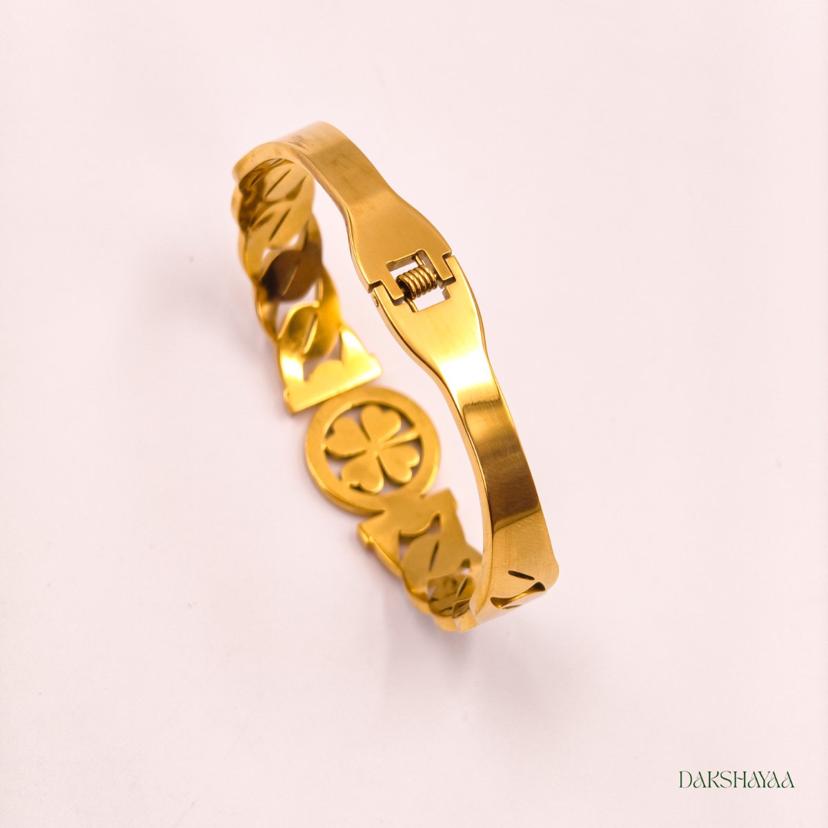 Clover Motif CZ Bracelet
