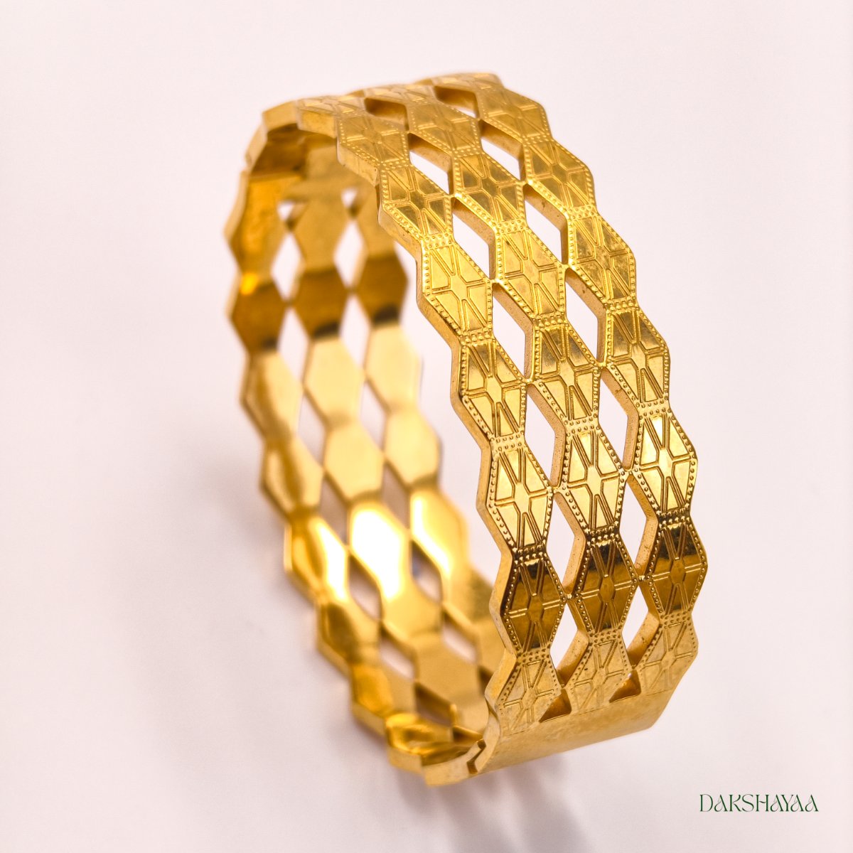 Golden Lattice Bracelet
