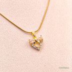 Seraphine Crystal Heart Necklace