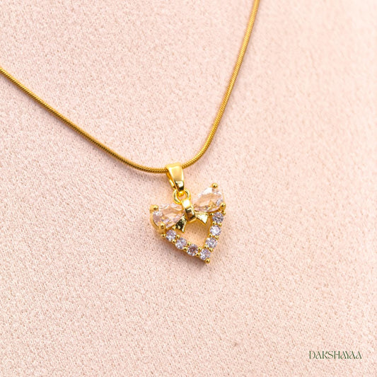 Seraphine Crystal Heart Necklace