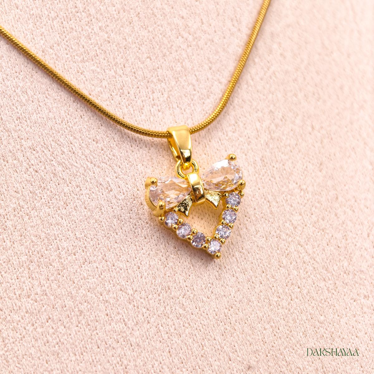 Seraphine Crystal Heart Necklace