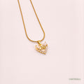 Seraphine Crystal Heart Necklace