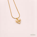 Seraphine Crystal Heart Necklace