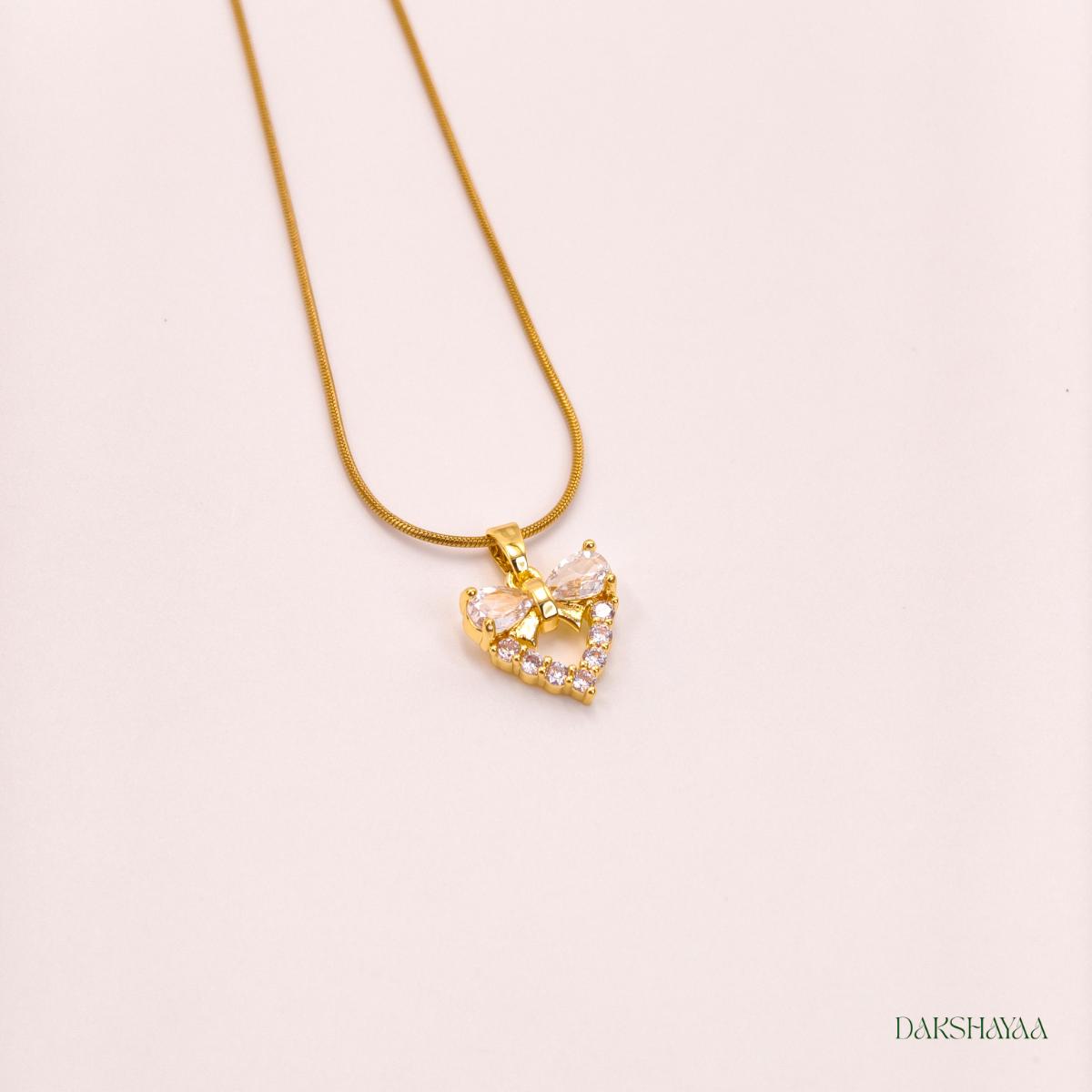 Seraphine Crystal Heart Necklace