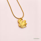 Golden Swan Pendant Necklace