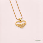 Celeste Heart Crystal Necklace