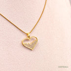 Celeste Heart Crystal Necklace