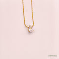 Solitaire Drop Necklace