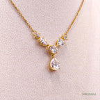 Crystal Cascade Necklace