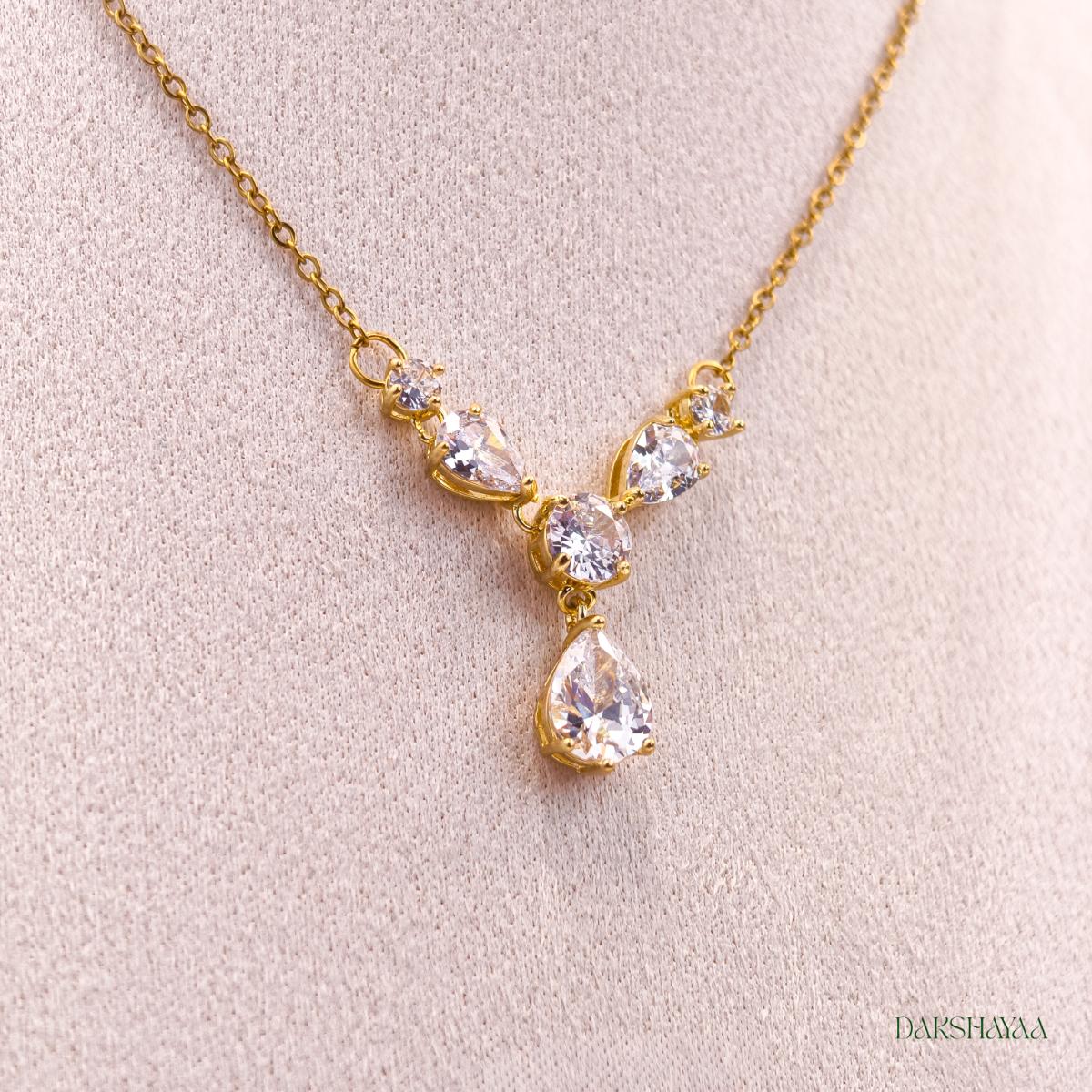 Crystal Cascade Necklace