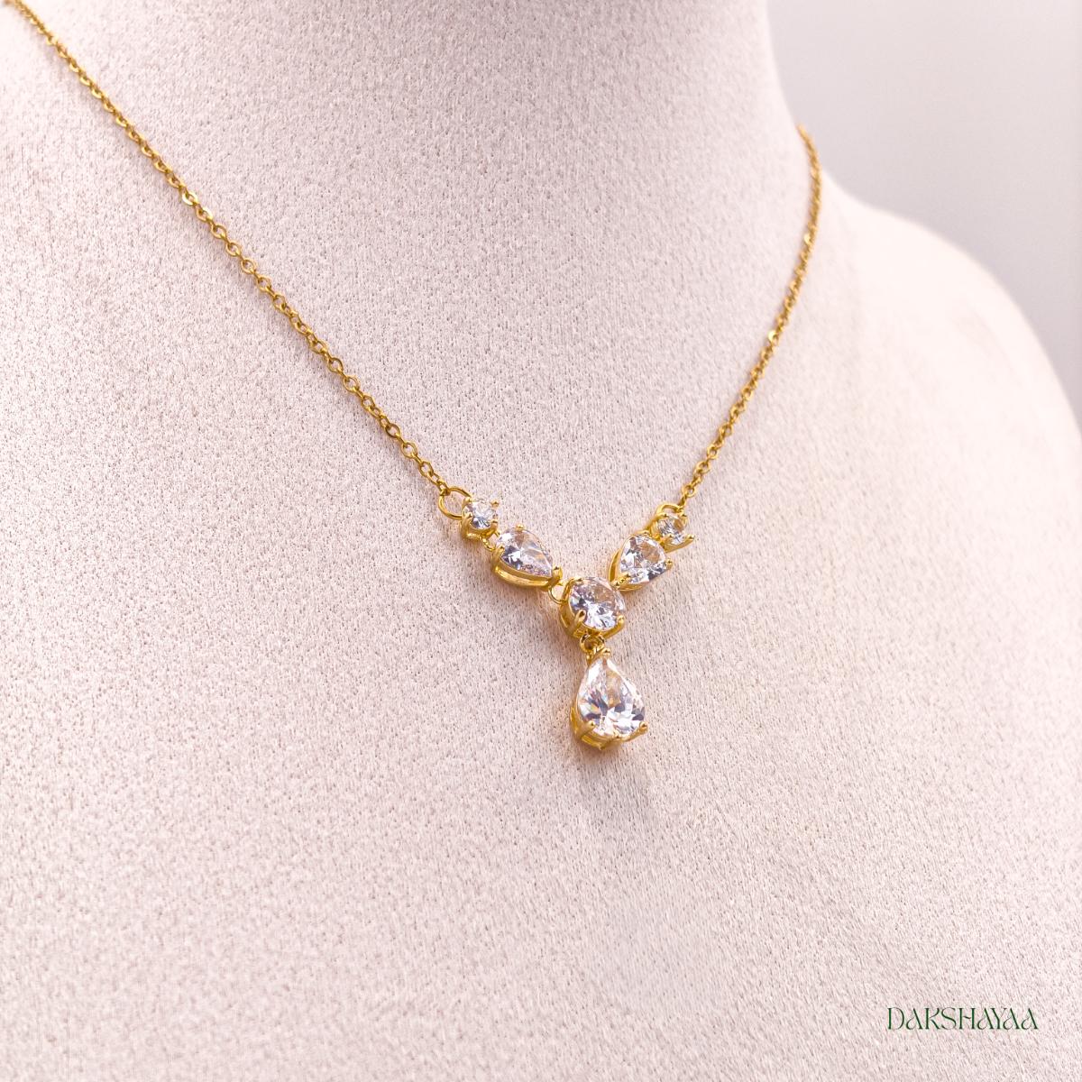 Crystal Cascade Necklace