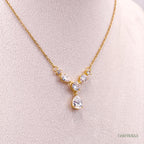 Crystal Cascade Necklace
