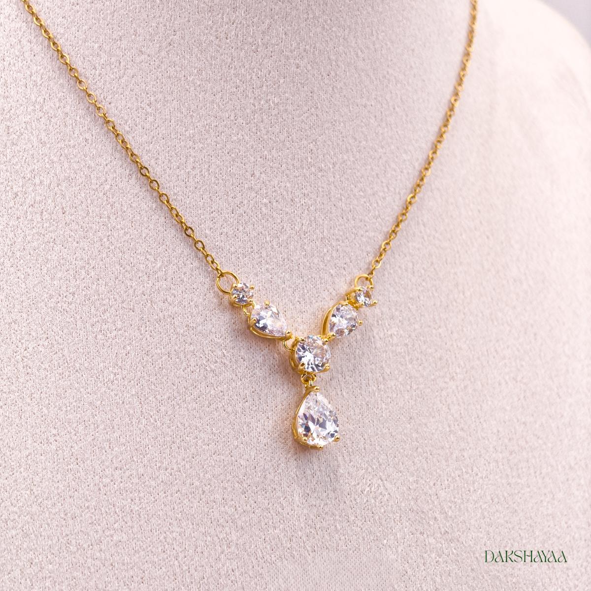 Crystal Cascade Necklace