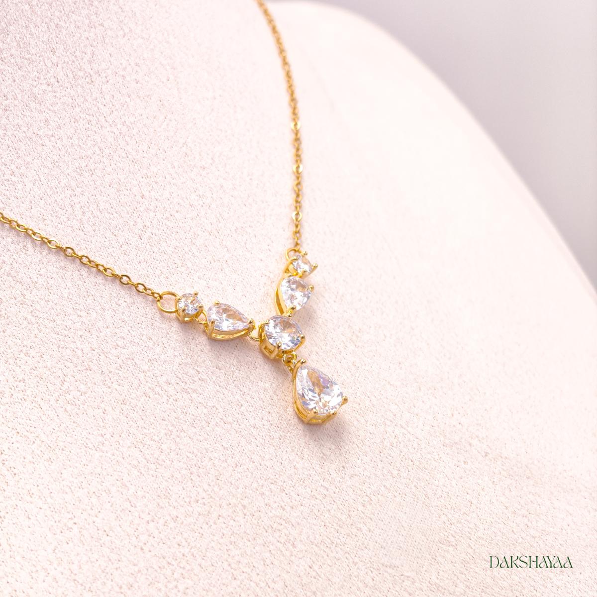 Crystal Cascade Necklace