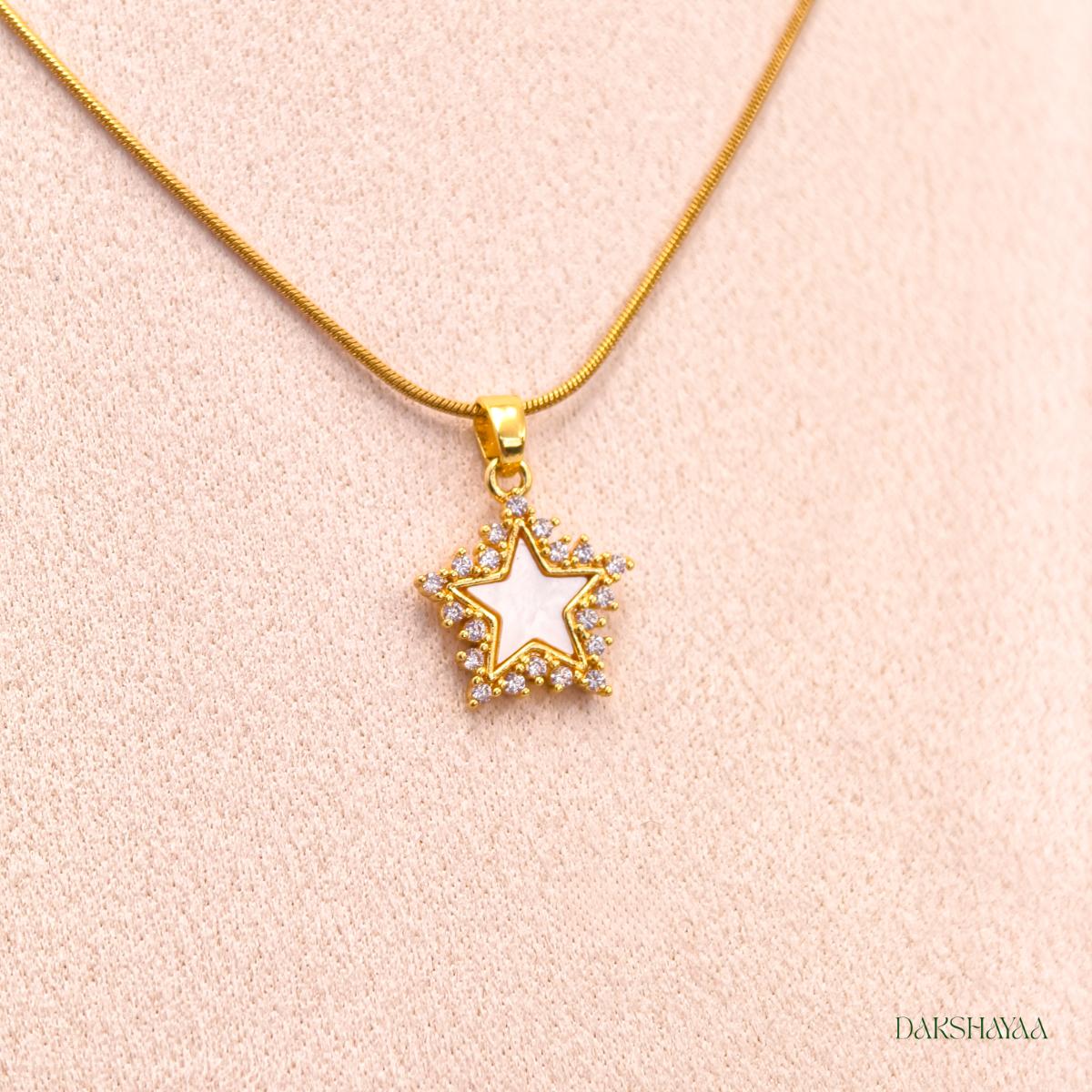 Nova Crystal Star Necklace