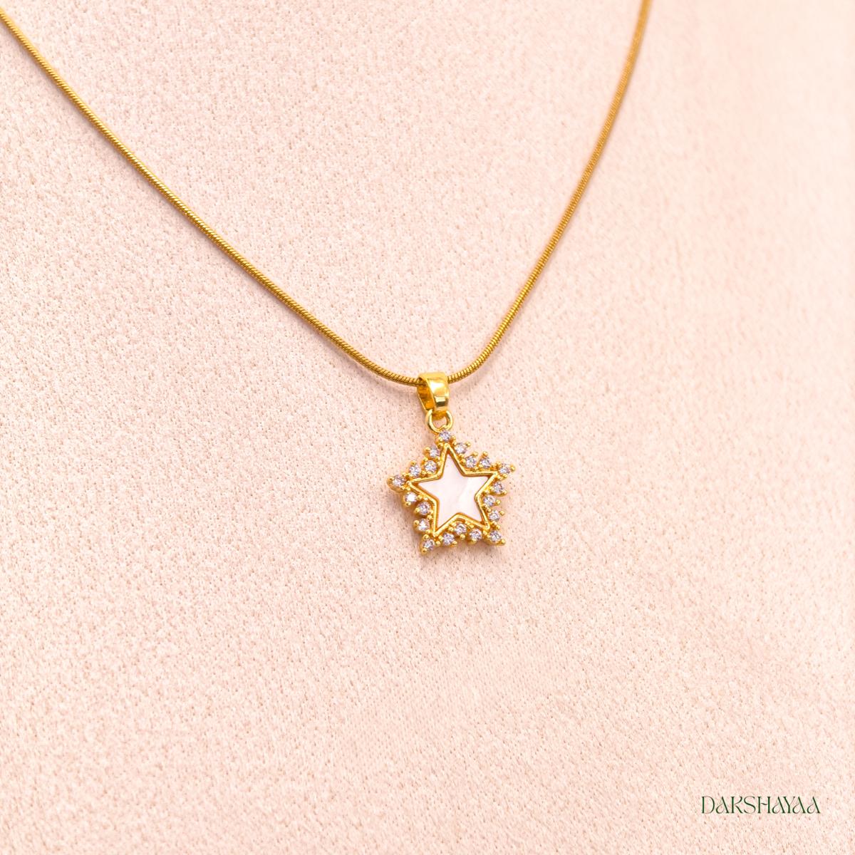 Nova Crystal Star Necklace