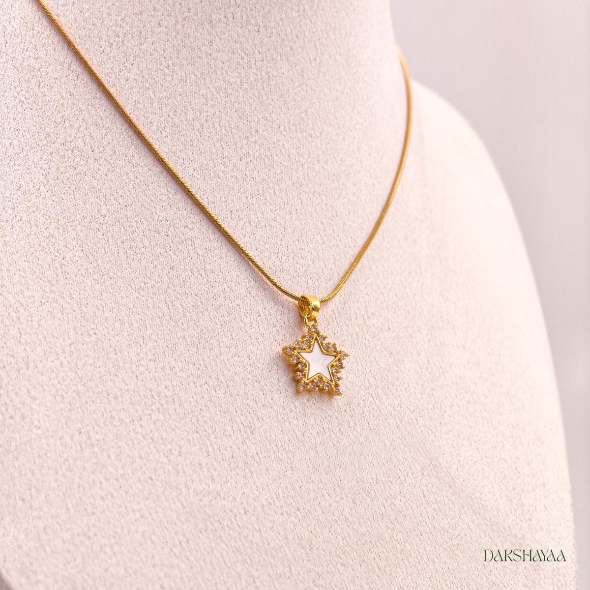 Nova Crystal Star Necklace