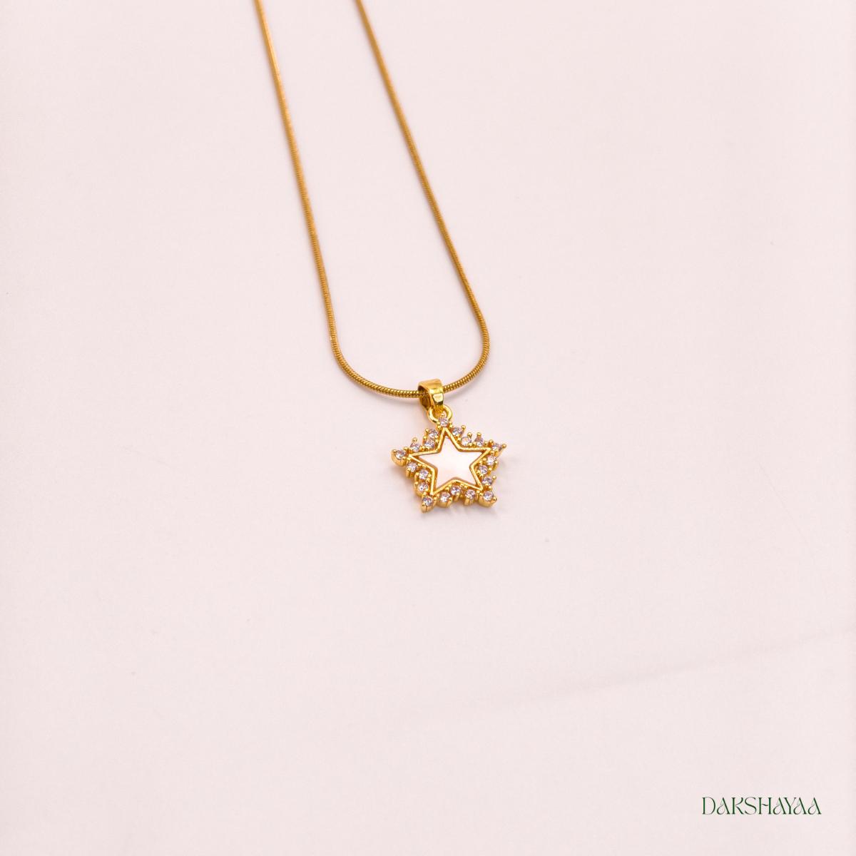 Nova Crystal Star Necklace