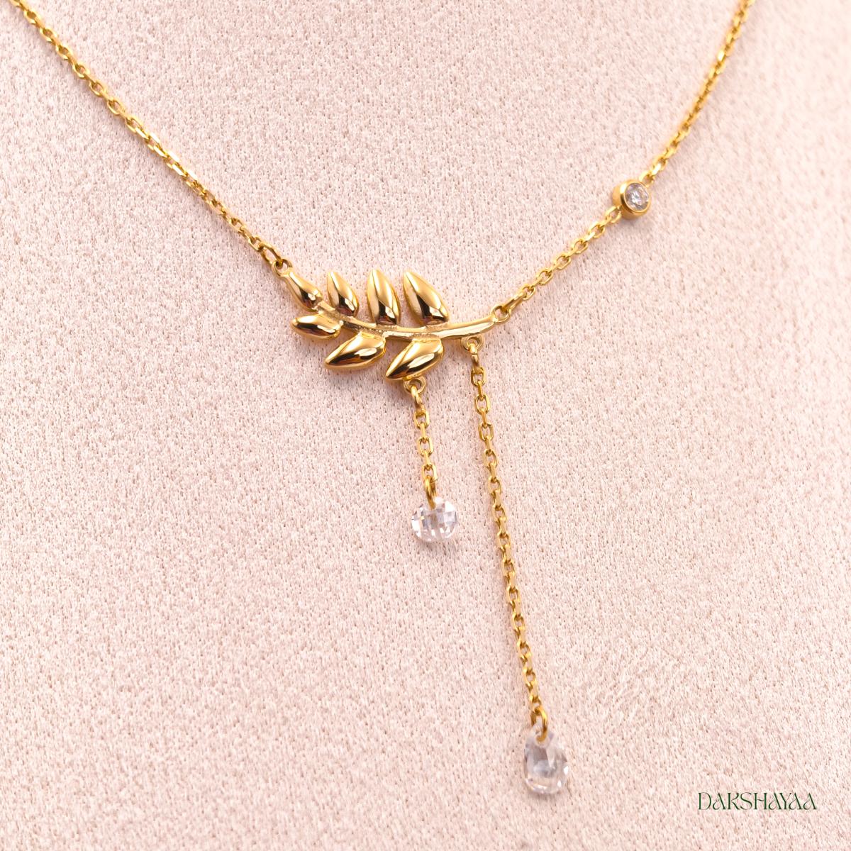 Dewdrop Vine Necklace