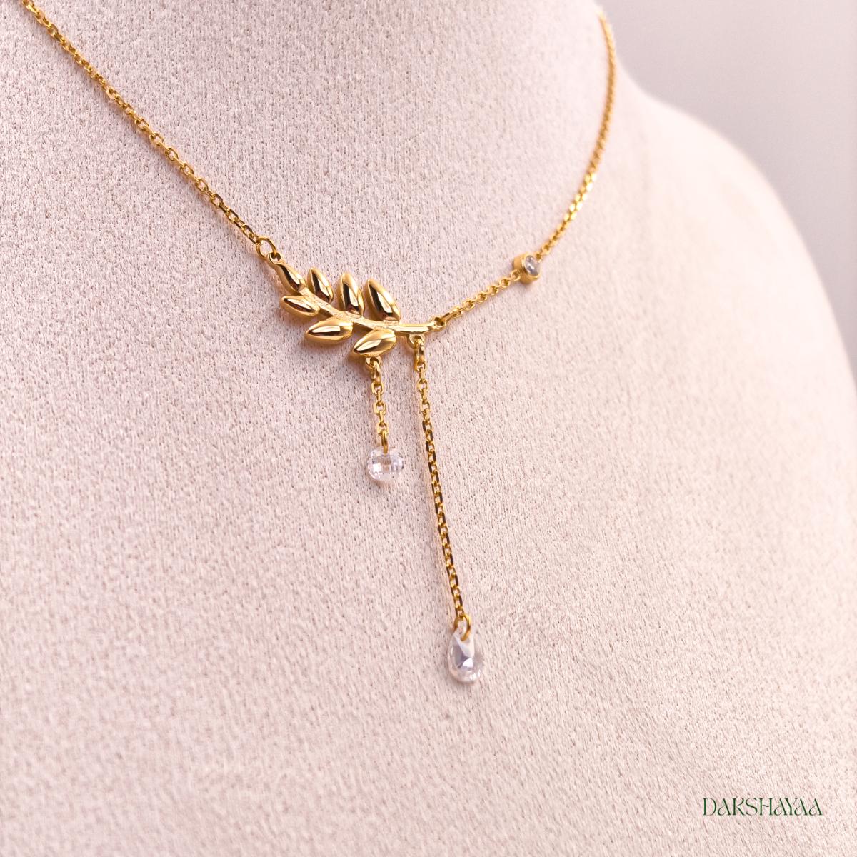 Dewdrop Vine Necklace